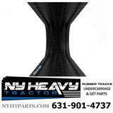 NEW Z-BAR RUBBER TRACKS ** SET of TWO ** FOR CASE TV380 450X86X55 17.7" ZIG ZAG