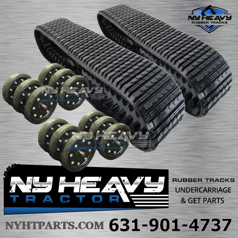 287B Caterpillar Undercarriage Kit 4 Idlers 2 Rubber Tracks