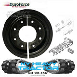 ONE DUROFORCE CENTER SPLIT 10" BOGIE WHEEL FITS ASV RC100 RUBBER TRACK 0703-062