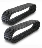 2 Rubber Tracks Fits CAT 277B Straight Bar Tread 18X4X56 2387664 18" Wide