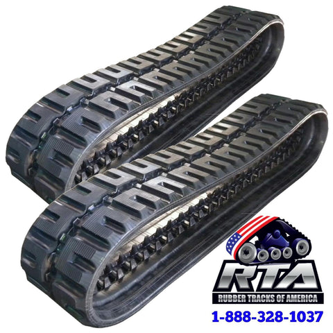 2 Rubber Tracks Fits Bobcat T180 T190 T550 T590 T595 320X86X49