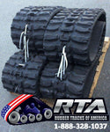 2 Rubber Tracks Fits Bobcat T200 T630 T650 864 864FG 450X86X52 Q-Tread 18" Wide