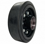 One 10" Rubber Middle Bogie Wheel w/ Hub Fits CAT 257D 3897585