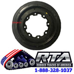 One 14" Rubber Front Idler Wheel Fits - CAT 247B2 247B3 257B2 257B3 257D 278-1301