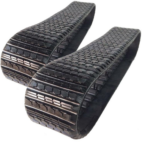 2 Rubber Tracks Fits ASV PT60 Straight Bar Tread 15X4X42 0702-441 15" Wide