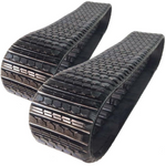 2 Rubber Tracks Fits ASV RC50 Straight Bar Tread 15X4X42 0702-441 15" Wide