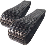 2 Rubber Tracks Fits ASV SC50 Straight Bar Tread 15X4X42 0702-441 15" Wide