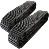 2 Rubber Tracks Fits Terex PT100G Forestry Straight Bar Tread 20X4CX51 20" Wide