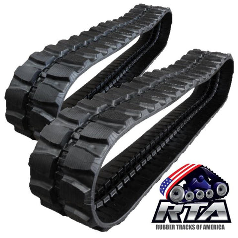 2 Rubber Tracks - Kubota RX501 RX502 400X72.5X74