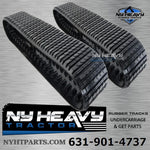 TWO NY HEAVY RUBBER TRACKS FITS ASV PT100 18X4X51 OEM STYLE TREAD 0703221