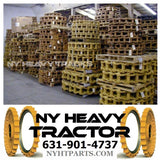 TRACK GROUPS 43 LINK CHAINS W/ 24" TRIPLE BAR PADS X2 FITS CAT 312 CATERPILLAR