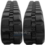 Two Rubber Tracks Fits JCB 225T ECO 400X86X56 Block Tread 16"