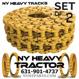 TWO CA725/36 36 LINK TRACK CHAIN FITS CRAWLER LOADER SEALED & LUBRICATED 1/2"