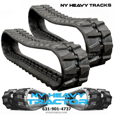 TWO NY HEAVY RUBBER TRACKS FITS JCB 8055 RTS 400X72.5X74