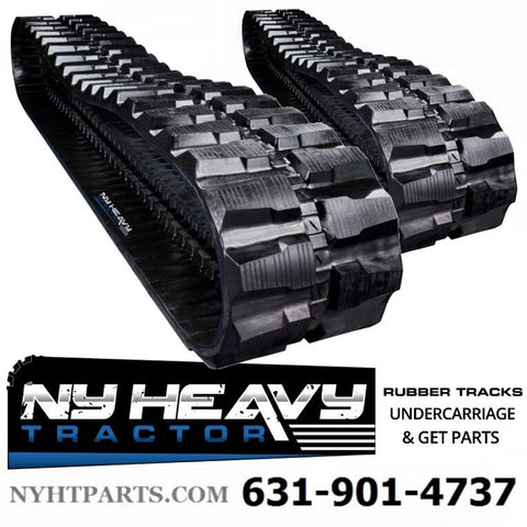 TWO NY HEAVY RUBBER TRACKS FITS IHI 75UJ 450X71X82 MINI EXCAVATOR 18"