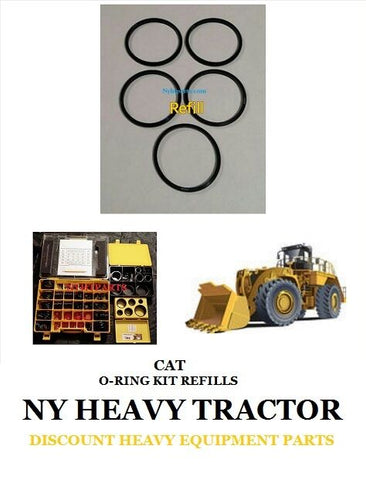 1P3709 1P-3709 Seal D Ring * SET OF 5 * New Replacement for Caterpillar 4C4784