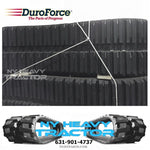 TWO DUROFORCE RUBBER TRACKS FOR NEW HOLLAND C232 450X86X55 17.7" MULTI BAR