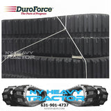 TWO DUROFORCE RUBBER TRACKS FOR NEW HOLLAND C232 450X86X55 17.7" MULTI BAR