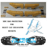 SIDEBAR PROTECTORS W/ PINS & RETAINERS CAT 1122489 CATERPILLAR 320C 320CL 330D