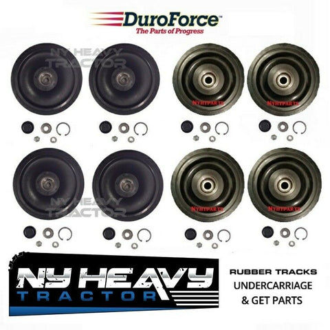 FRONT / REAR IDLER WHEEL KIT FITS ASV RC50 RC60 SC50 ST50 RUBBER TRACK