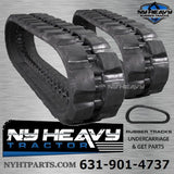 TWO NY HEAVY RUBBER TRACKS FITS CAT 249D 320X86X49 13"