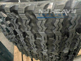 Two Rubber Tracks For Bobcat T180 T190 T550 T590 T595 400X86X49 Zig Zag Tread