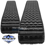 TWO NY HEAVY RUBBER TRACKS FITS ASV RC50 15X4X42 OEM STYLE 0702-441 0702441