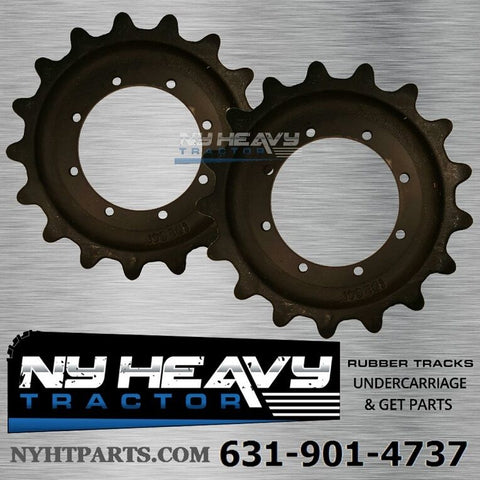 TWO ID2641 SPROCKETS FOR JOHN DEERE CT333D