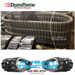 TWO DUROFORCE RUBBER TRACKS FOR NEW HOLLAND C185 450X86X55 17.7" MULTI BAR