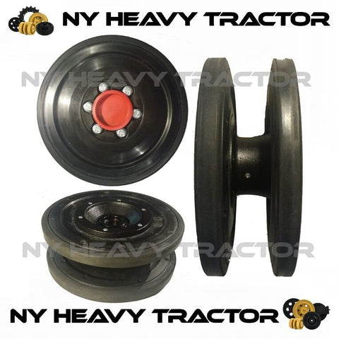 2036-113 RUBBER FACTORY IDLER 15" WHEEL KIT W/ HUB FITS ASV SR80 PT80