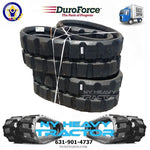 TWO DUROFORCE RUBBER TRACKS FOR BOBCAT T650 450X86X52 17.7"