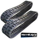 TWO NY HEAVY RUBBER TRACKS FITS CAT 249D 400X86X49 C-LUG STYLE 16" CATERPILLAR