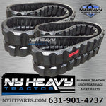 TWO NY HEAVY RUBBER TRACKS FITS BOBCAT 442 450X71X86 18"