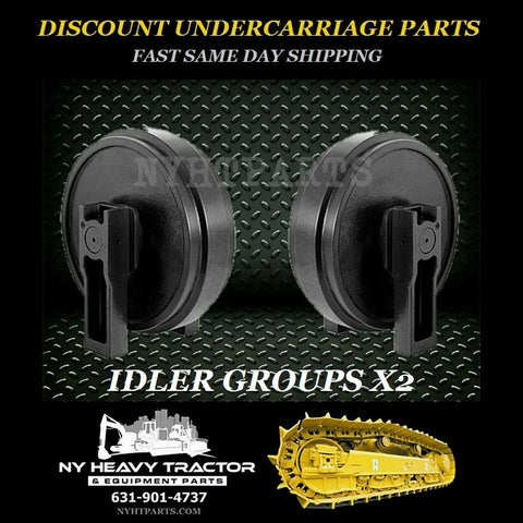 1132907 2487143 Idler Gp X2 Replacement Caterpillar CAT w Bracket 320C 320CL