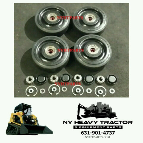 0702-252 0702252 REAR Bogie Wheel Kit 10" X4 ASV RC50 RC60 TEREX CAT