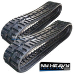TWO NY HEAVY RUBBER TRACKS FITS CAT 239D 400X86X49 C-LUG STYLE 16" CATERPILLAR
