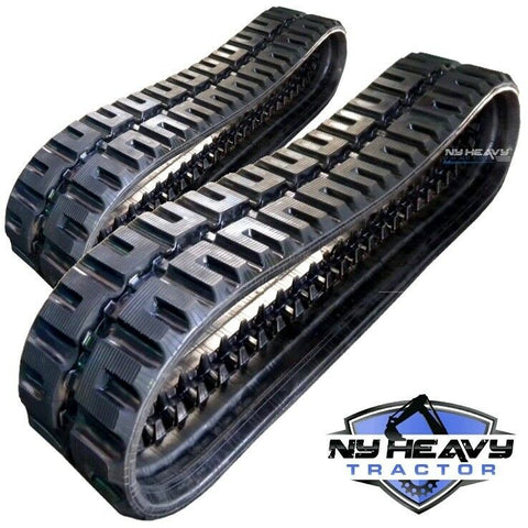 NEW RUBBER TRACKS ** SET of TWO ** FOR TAKEUCHI TL140 450X100X48 C-LUG 17.7"