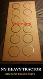 2706970 270-6970 Piston Ring Kit X4 Replacement Caterpillar 247B 257B CAT 3024C