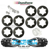 10" BOGIE WHEEL INNER MIDDLE KIT OF 8 FITS CATERPILLAR 277C CAT RUBBER TRACK
