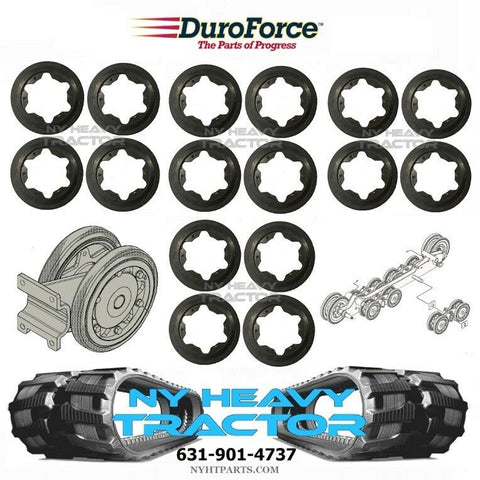 10" BOGIE WHEEL INNER MIDDLE KIT OF 16 FITS CATERPILLAR 287C2 CAT RUBBER TRACK