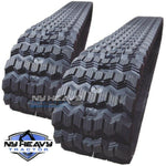 Two Rubber Tracks For CAT 239D 249D 320X86X49 Zig Zag Tread