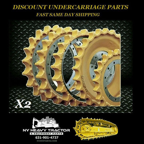 SPROCKET GROUP X2 D3G D4G w/ HARDWARE BOTH SIDES Replacement CAT CATERPILLAR