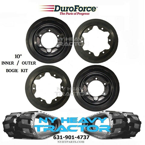10" BOGIE INNER & OUTER KIT OF 4 FITS CATERPILLAR 277C CAT RUBBER TRACK 3093298