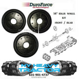 14" IDLER WHEEL KIT FRONT AXLE ONLY FITS ASV 2810 0307-011 2 OUTER & 1 CENTER