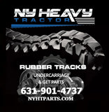 TWO DUROFORCE RUBBER TRACKS CATERPILLAR 247B 15X4X42 OEM STYLE TREAD PATTERN CAT