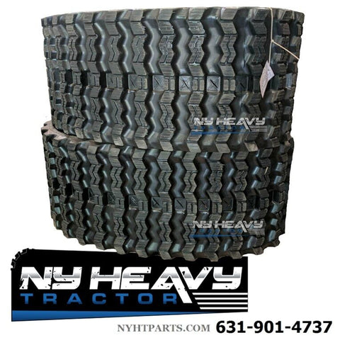 NEW Z-BAR RUBBER TRACKS ** SET of TWO ** FOR NEW HOLLAND C238 450X86X55 17.7"