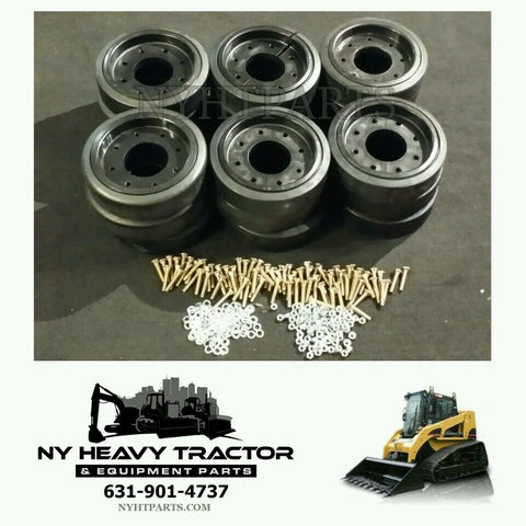 Caterpillar ASV Bogie Wheel Kit X6 267B 277B 287B 2387728 2616296 2616104 CAT