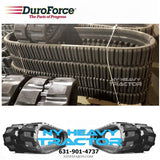 TWO DUROFORCE RUBBER TRACKS FOR NEW HOLLAND C232 450X86X55 17.7" MULTI BAR