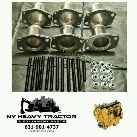 2818261 281-8261 Sleeves Set of 6 W/Mtg Hardware Caterpillar Replacement CAT C15