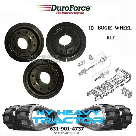 10" BOGIE WHEEL KIT CAT FITS 277B CATERPILLAR 2387728 2387729 2 OUTER & 1 CENTER